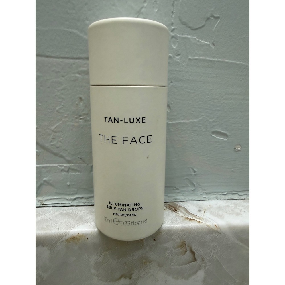 Tan-Luxe The Face Illuminating Self-Tan Drops Medium/Dark 10ml 0.33 fl oz NEW